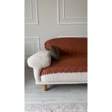 Hisar Home Bohem Püsküllü Çizgili Ponponlu Koltuk Örtüsü 190x220 cm Dekoratif Kanepe Çekyat Şalı Kaymaz Çok Amaçlı