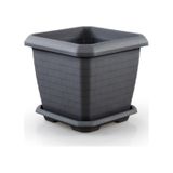 Hisar Kare Saksı 44 Lt Gri