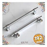 Hisar Krom Duz Metal Kulp Kulpu 192 Mm Mobilya Cekmece Mutfak Dolabi Dolap Kulplari Kulbu