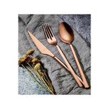 Hisar Lara 36 Parça Bronz Çatal Kaşık Bıçak Set