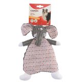 Hışırtılı ve Ses Çıkaran Polyester Fil ve Tilki Köpek Oyuncağı 30 Cm