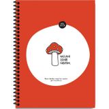 Hisli Şeyler 18.5X25 Kareli Defter - Vallahi Zehir Gibiyim