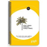 Hisli Şeyler 2023 13x19,5cm Haftalık Ajanda - Güzel Günler Görece