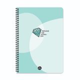 Hisli Şeyler A4 Çizgili Spiralli Defter - Parlamak İçin Doğmuşum