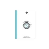 Hisli Şeyler A5 80 Yaprak Renkli Sayfa Çizgili Defter, Mavi