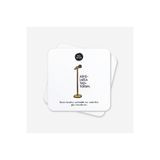 Hisli Şeyler Alkışlarla Yaşıyorum 2'li Bardak Altlığı Seti