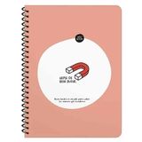 Hisli Şeyler Hepsi De Beni Bulur 16.5x22.5 Kareli Defter
