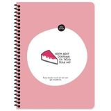 Hisli Şeyler Neyim Ben Dünyanın En Tatlısı Filan Mı? 165x225 80 Yaprak Çizgili Stickerlı Defter