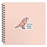 Hisli Şeyler Yaprak Çizgili Katlandığıma Değdi Defter