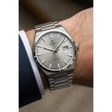 Hislon Gümüş Çelik Kordon Erkek Kol Saati CL222S-03SS - Gri - Gümüş