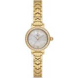Hislon QL195G-09SG Kadın Kol Saati - Gold