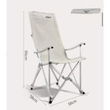 Hispeed Katlanır Balkon Teras Kamp Sandalyesi Taşıma Çantalı Beyaz - 6456 Ecorce Tube Marron - Polyester
