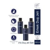 History And Future Erkeklere Özel Derin Temizlik Ferahlatıcı Bakım Nemlendirici Etkili Besleyici Duş Jeli Seti 250Ml X3