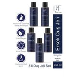 History And Future Erkeklere Özel Derin Temizlik Ferahlatıcı Bakım Nemlendirici Etkili Besleyici Duş Jeli Seti 250Ml X5