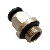 History Pnömatik Düz Erkek Rekor Bağlantı Parçası, 1/8 Diş, 4mm, 25 Adet