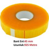 Hit Dükkan Büyük Rulo 45MM x 925M Makine Bandı Paketleme Bandı M2