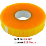 Hit Dükkan Büyük Rulo 45MM x 925M Makine Bandı Paketleme Bandı M3