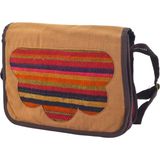 Hit Dükkan Kilim Kumaş Otantik Renkli Omuz Askılı (9CMX25CMX32CM) Iki Gözlü Kadın Çanta No7