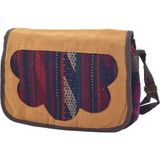 Hit Dükkan Kilim Kumaş Otantik Renkli Omuz Askılı (9CMX25CMX32CM) Iki Gözlü Kadın Çanta No8