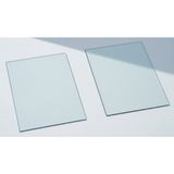 Hit Dükkan Maket ve Hobi Için Çok Amaçlı 2 Adet 1mm Ince Kesim Şeffaf Cam Panel (8,7X12,6 Cm)