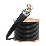 Hitachi Cat6 Kablo 305MT 24AWG 0.51MM Dış Mekan Od6.5 - dış mekan cat6 kablo