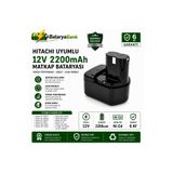 Hitachi Uyumlu 12V 2200MAH Ni-Cd Şarjlı Matkap Bataryası - Bataryabank
