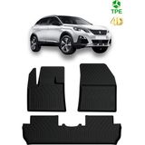 Hitaks Peugeot 3008 Gt Line Havuzlu Paspas Araca Özel 2016 2017 2018 2019 2020 2021 2022 2023 2024 - Siyah