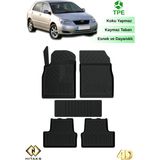 Hitaks Toyota Corolla Hb 2001 2006 Siyah 4d Havuzlu Paspas Araca Özel Oto Paspas