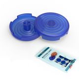 Hitbox Button Caps, Arcade Stick Replacement Button Caps for Mechanical PushButtons, for Kailh/Cherry/TTC/Akko Switches Caps, Arcade Button Accessories (Blue Button Caps 12pcs 24mm + 1pcs 30mm)