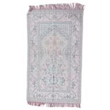 HitDukkan Pembe Desenli Simli Çeyizlik Hediyelik Saçaklı (65cmx110cm) Namaz Seccadesi No25
