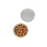 Hitfoni Delikli Pizza Tepsisi Lahmacun Pide Tepsisi 36 cm. 2 Adet