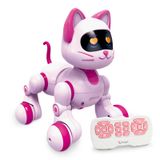 Hitish Uzaktan Kumandalı Robot Kedi, Programlanabilir RC Akıllı Kedi, Dokunmatik Algılama, LED Gözler, Dans ve Müzik Yürüyen Evcil Hayvanlar STEM Oyuncakları Çocuklar Kızlar Erkekler için Hediyeler