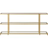 Hitit Dekorasyon Betty Gold Metal&cam Dresuar 160CM - Siyah