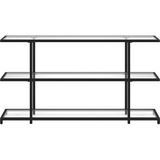 Hitit Dekorasyon Betty Siyah Metal&cam Dresuar 140CM - Gri - Naturel