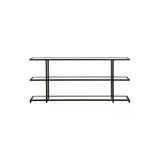 Hitit Dekorasyon Betty Siyah Metal&cam Dresuar 160CM
