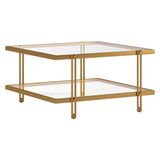 Hitit Dekorasyon Dolores Gold Metal Orta Sehpa