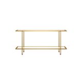 Hitit Dekorasyon Dolores Gold Metal&cam Dresuar 140cm