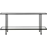 Hitit Dekorasyon Dolores Siyah Metal&Cam Dresuar 140Cm