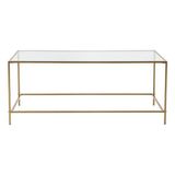 Hitit Dekorasyon Flores Gold Metal Orta Sehpa