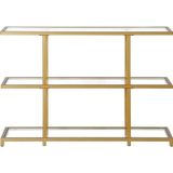 Hitit Dekorasyon Gold Metal&cam Dresuar 107cm Betty