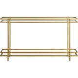 Hitit Dekorasyon Hana Gold Metal&cam Dresuar - Beyaz