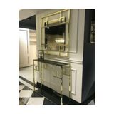 Hitit Dekorasyon Marisa Gold Dresuar&konsol Ayna Takım Gold 100 x 40