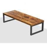 Hitit Dekorasyon Metal Ahşap Kahverengi Monitör Yükseltici Stand