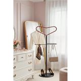 Hitit Dekorasyon Rosaline Metal Kalp Figürlü Dilsiz Uşak - 45x115 cm | Elektrostatik Fırın Boyalı
