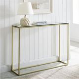 Hitit Dekorasyon Wick Gold Metal Dresuar Konsol - 90*