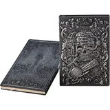 Hitit Hediyelik Kurukafa Kabartmalı Deri Defter