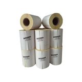 Hitmax 100 x 120 + 12 Termal Etiket G.100 mm Y.120 mm Bir Rulo 250 Adet - 100 x 120 mm
