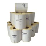 Hitmax 100 x 80 + 16 Termal Etiket G.100 mm Y.80 mm Bir Rulo 400 Adet - 100 x 80 mm