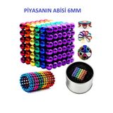 hitteknoloji 6mm Neodyu Mıknatıs Sitres Bilye Zeka Geliştirici Oyuncaklar Neocube 216 Adet