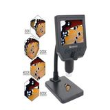 Hitteknoloji Dijital Mikroskop, 3.6MP HD, 4.3 inç Ekran, 1-600X Büyütme, Şarjlı